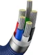 Baseus Crystal Series USB-C naar Apple Lightning Kabel 20W 2M Blauw afbeelding 8