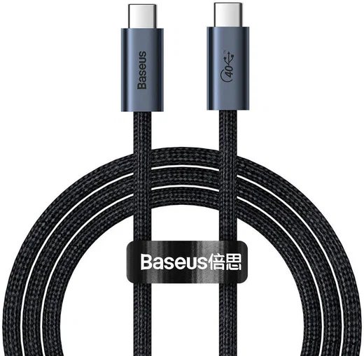 Baseus Flash Series USB-C naar USB-C Kabel 8K 60HZ Video 100W 1M Grijs afbeelding 1