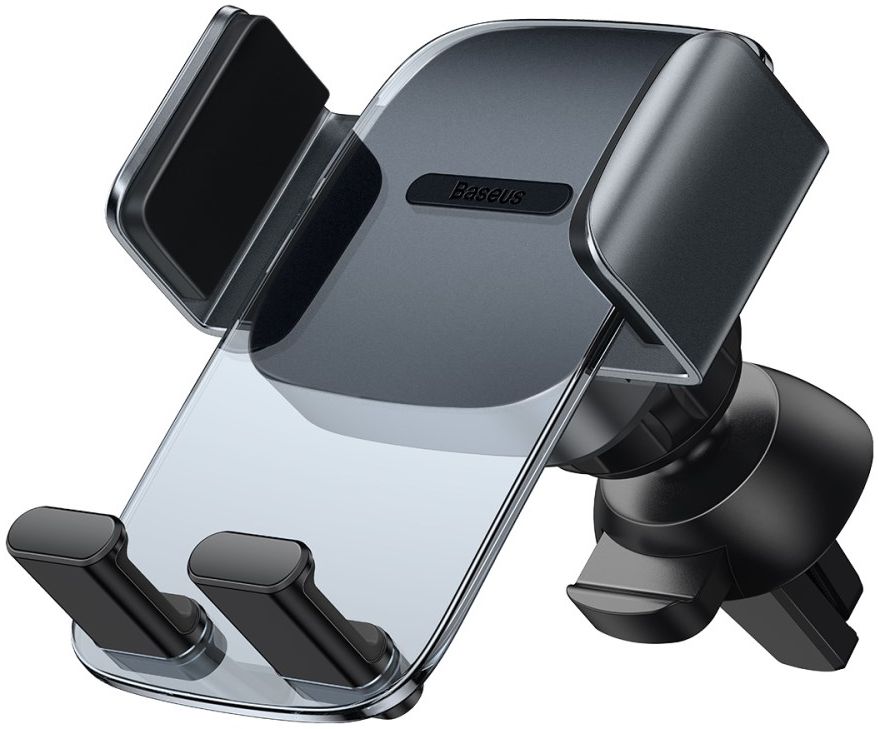 Baseus Easy Control Telefoonhouder Auto voor Ventilatierooster Zwart afbeelding 1