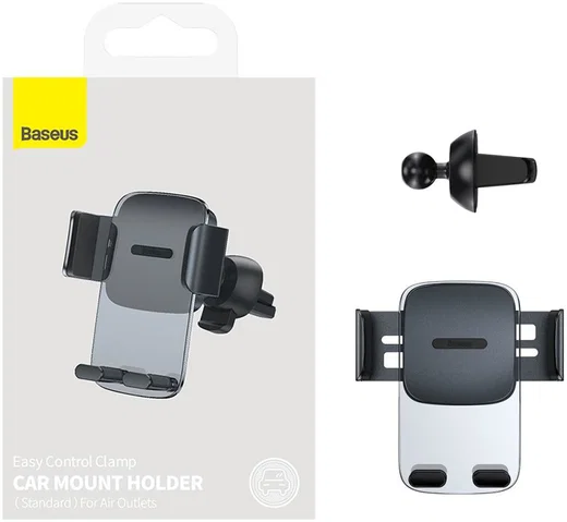 Baseus Easy Control Telefoonhouder Auto voor Ventilatierooster Zwart afbeelding 16