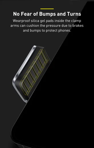 Baseus Easy Control Telefoonhouder Auto voor Ventilatierooster Zwart afbeelding 8