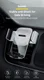 Baseus Easy Control Telefoonhouder Auto voor Ventilatierooster Zwart afbeelding 9