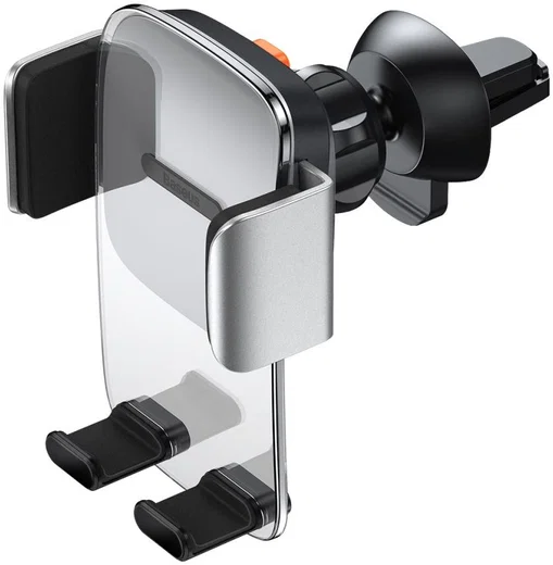 Baseus Easy Control Telefoonhouder Auto voor Ventilatierooster Zilver afbeelding 2