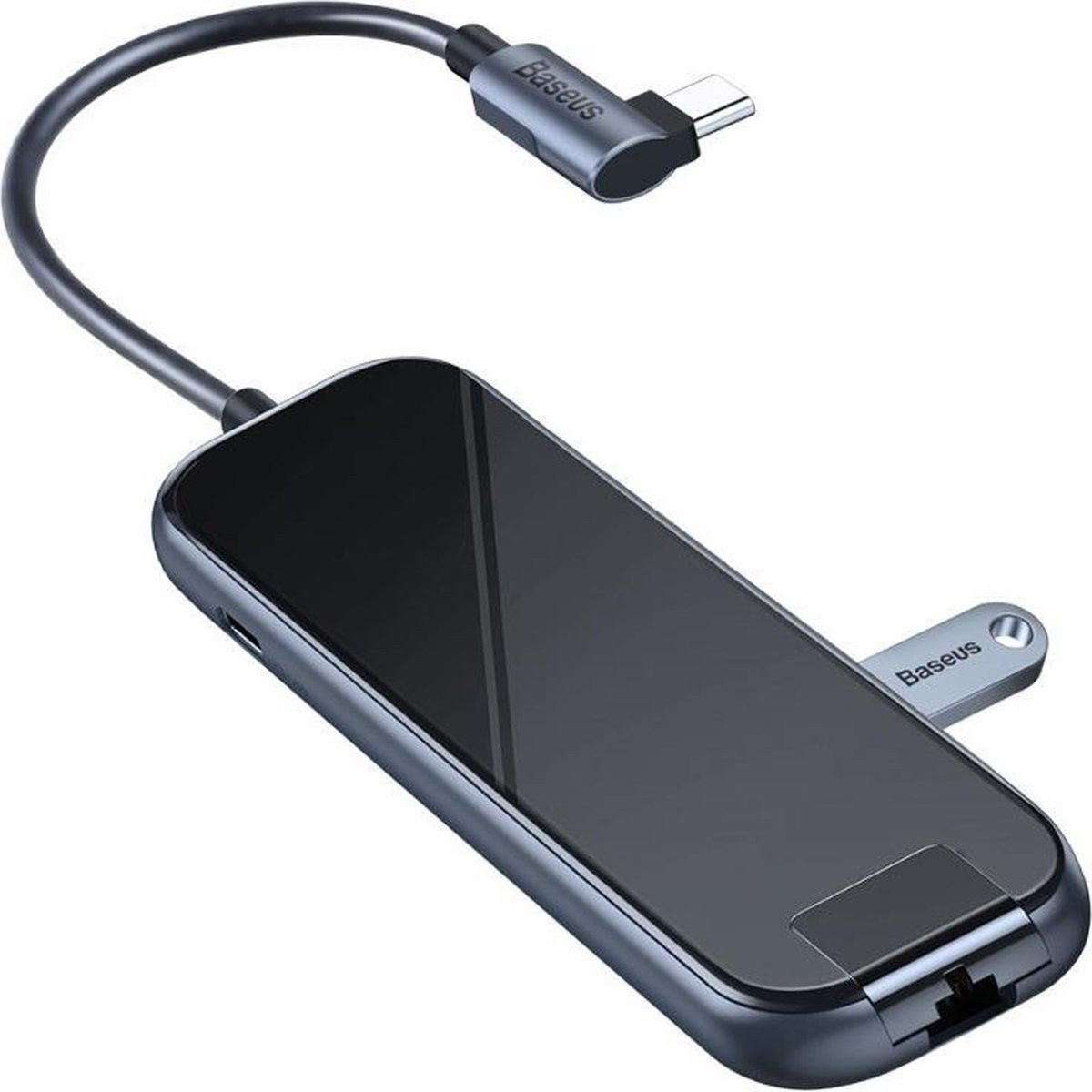 Baseus USB 3.0 / USB-C PD / HDMI 4K / RJ45 LAN Hub 60W Laptop/MacBook afbeelding 1