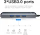 Baseus USB 3.0 / USB-C PD 87W / HDMI 4K / RJ45 LAN Laptop/Macbook Hub afbeelding 6