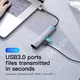 Baseus USB 3.0 / USB-C PD 87W / HDMI 4K / RJ45 LAN Laptop/Macbook Hub afbeelding 8