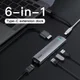 Baseus USB 3.0 / USB-C PD 87W / HDMI 4K / RJ45 LAN Laptop/Macbook Hub afbeelding 9