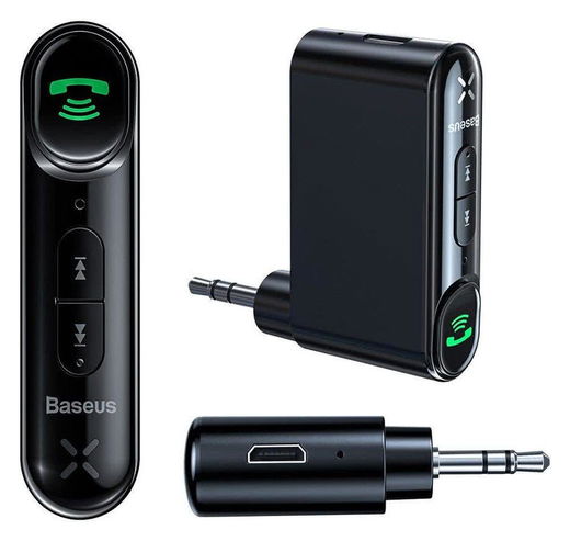 Baseus Draadloze Bluetooth Audio Ontvanger met 3.5mm Jack AUX Adapter afbeelding 4