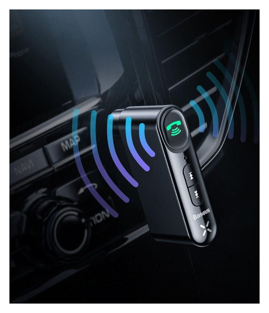 Baseus Draadloze Bluetooth Audio Ontvanger met 3.5mm Jack AUX Adapter afbeelding 12