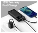 Baseus Bipow 20.000 mAh USB-C Powerbank Reisformaat Met Display Zwart afbeelding 4