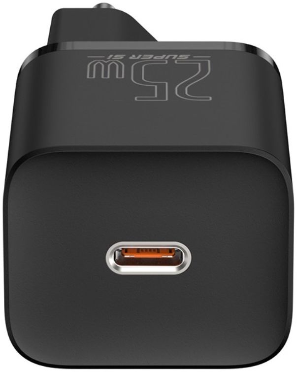 Baseus Super-Si Snellader Quick Charge 25W + USB-C Kabel 1M Zwart afbeelding 5