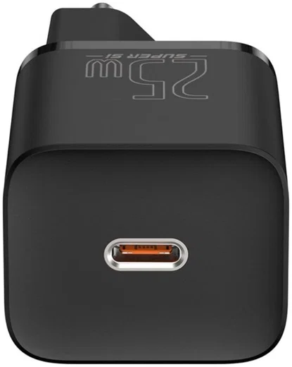 Baseus Super-Si Snellader Quick Charge 25W + USB-C Kabel 1M Zwart afbeelding 5