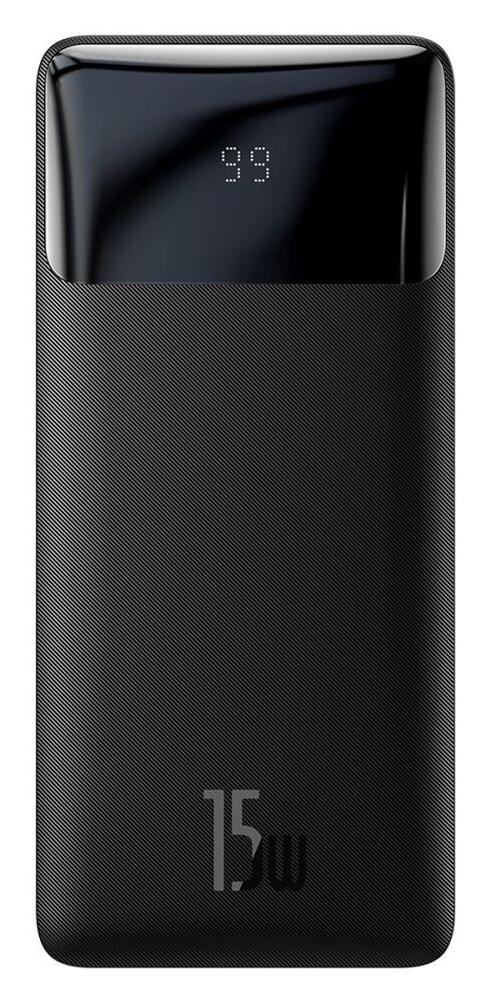 Baseus Bipow 10.000 mAh Powerbank Reisformaat Met Display Zwart 15W afbeelding 11