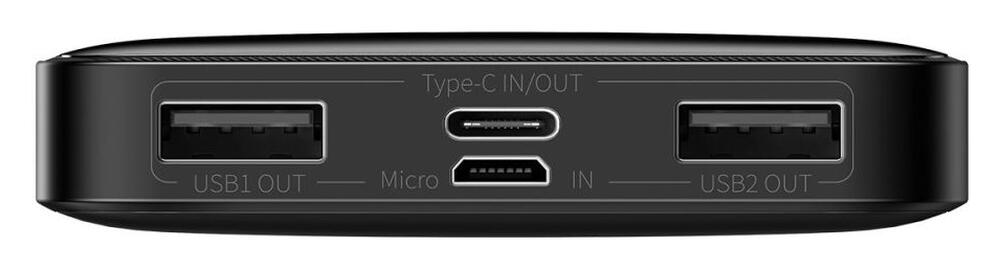 Baseus Bipow 10.000 mAh Powerbank Reisformaat Met Display Zwart 15W afbeelding 2