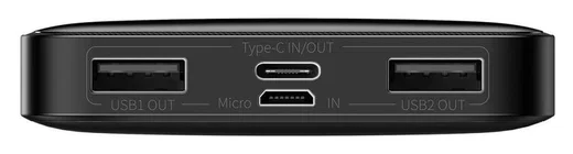 Baseus Bipow 10.000 mAh Powerbank Reisformaat Met Display Zwart 15W afbeelding 2
