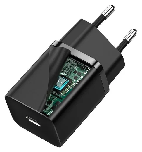 Baseus Super-Si Quick Charger USB-C Snellader 30W Power Delivery Zwart afbeelding 5