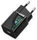 Baseus Super-Si Quick Charger USB-C Snellader 30W Power Delivery Zwart afbeelding 5