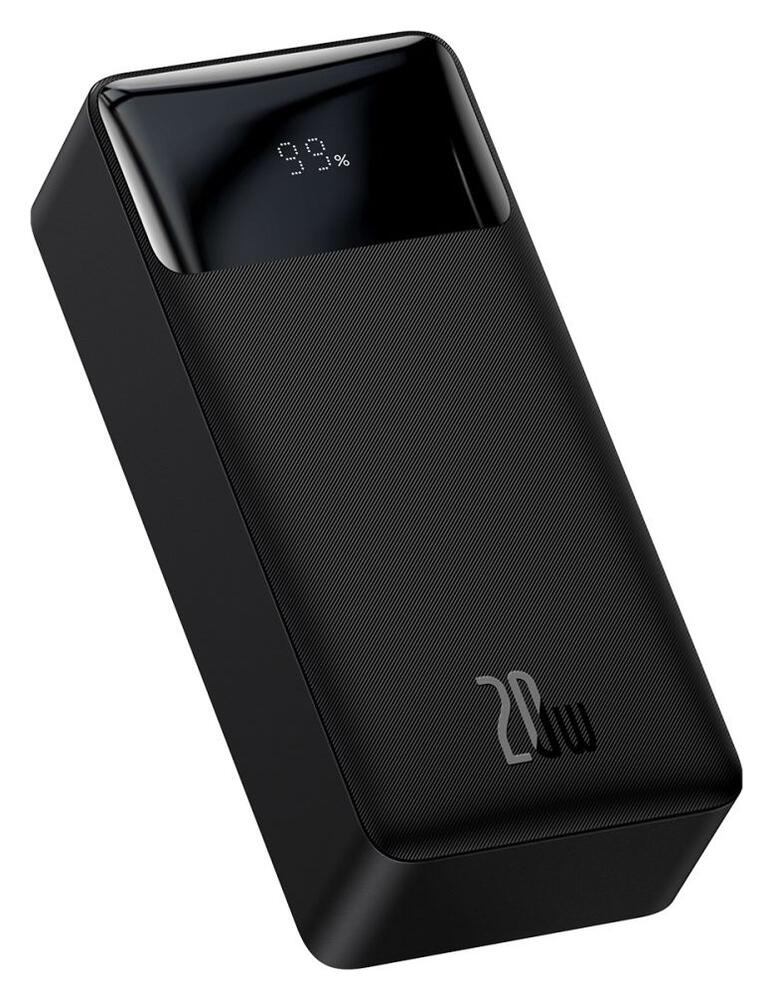 Baseus Bipow 30.000 mAh Powerbank Hoge Capaciteit Snel Laden Zwart 20W afbeelding 1