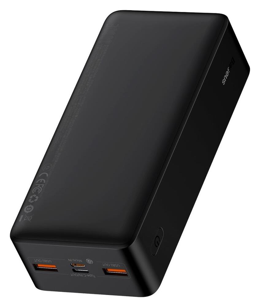 Baseus Bipow 30.000 mAh Powerbank Hoge Capaciteit Snel Laden Zwart 20W afbeelding 11