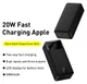 Baseus Bipow 30.000 mAh Powerbank Hoge Capaciteit Snel Laden Zwart 20W afbeelding 6