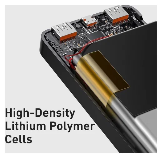 Baseus Bipow 30.000 mAh Powerbank Hoge Capaciteit Snel Laden Zwart 20W afbeelding 9