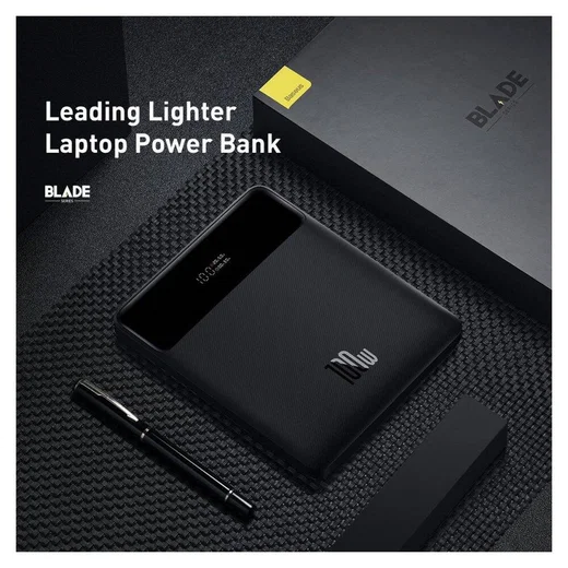 Baseus Blade 20.000 mAh Laptop/MacBook Powerbank 100W Zwart afbeelding 9