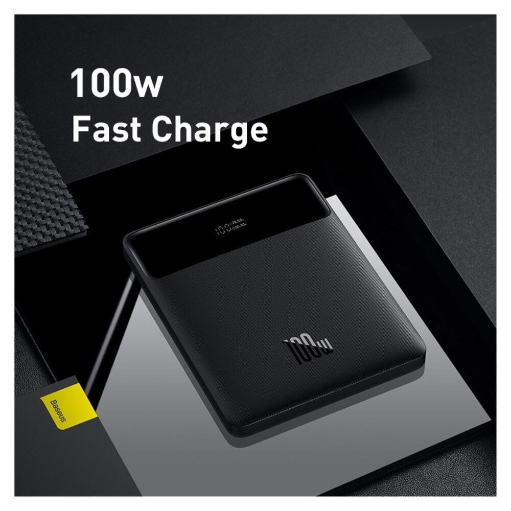 Baseus Blade 20.000 mAh Laptop/MacBook Powerbank 100W Zwart afbeelding 2