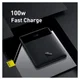 Baseus Blade 20.000 mAh Laptop/MacBook Powerbank 100W Zwart afbeelding 2