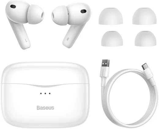 Baseus S2 Wireless Bluetooth Earphones Met Noise Cancelling Wit afbeelding 4
