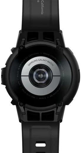 Spigen Rugged Armor Pro Samsung Galaxy Watch 4 46MM Case Bandje Zwart afbeelding 11