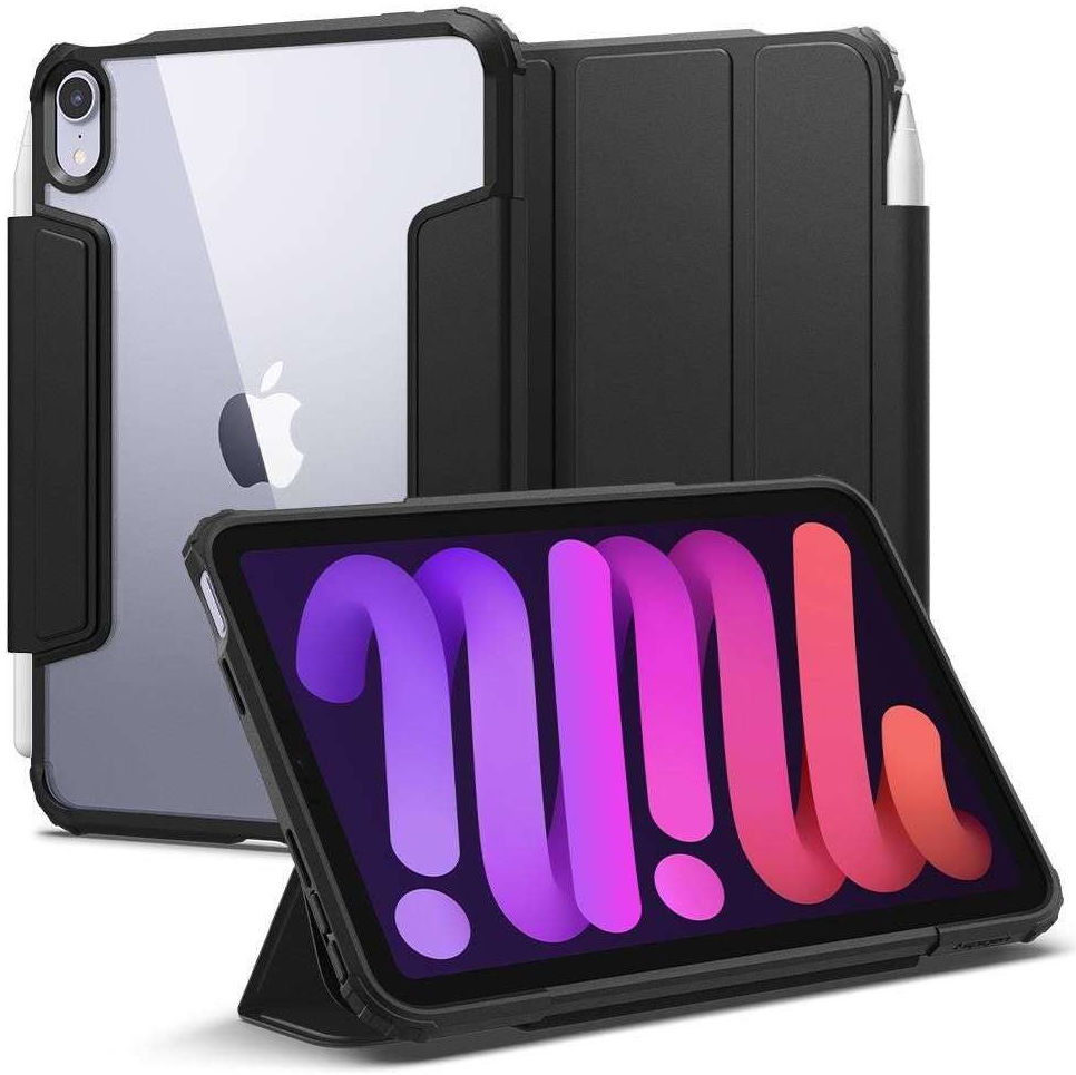 Spigen Ultra Hybrid Pro Apple iPad Mini 7 / 6 Hoes Book Case Zwart afbeelding 1