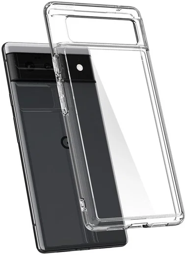 Spigen Ultra Hybrid Google Pixel 6 Hoesje Back Cover Transparant afbeelding 2
