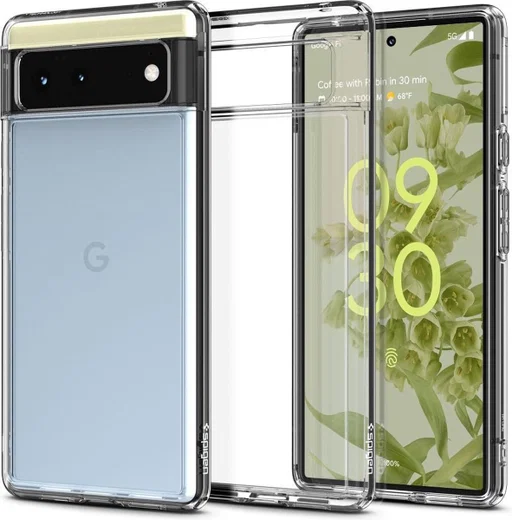 Spigen Ultra Hybrid Google Pixel 6 Hoesje Back Cover Transparant afbeelding 1