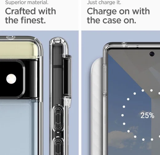 Spigen Ultra Hybrid Google Pixel 6 Hoesje Back Cover Transparant afbeelding 5