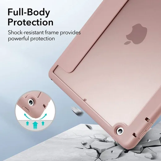 ESR Rebound Hybrid Apple iPad 10.2 (2019/2020/2021) Hoes Roze afbeelding 2