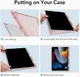 ESR Rebound Hybrid Apple iPad 10.2 (2019/2020/2021) Hoes Roze afbeelding 8