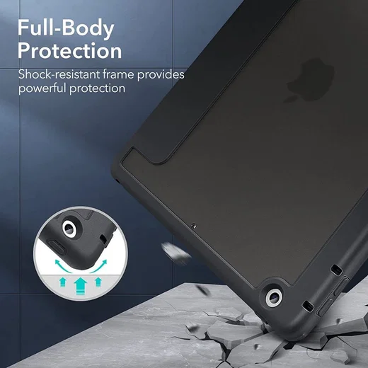 ESR Rebound Hybrid Apple iPad 10.2 (2019/2020/2021) Hoes Zwart afbeelding 2