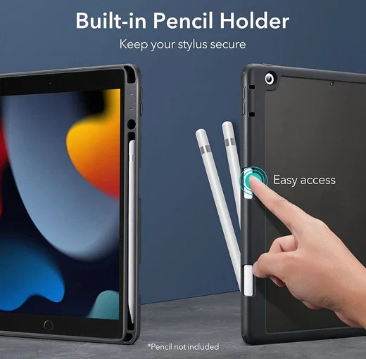 ESR Rebound Hybrid Apple iPad 10.2 (2019/2020/2021) Hoes Zwart afbeelding 5