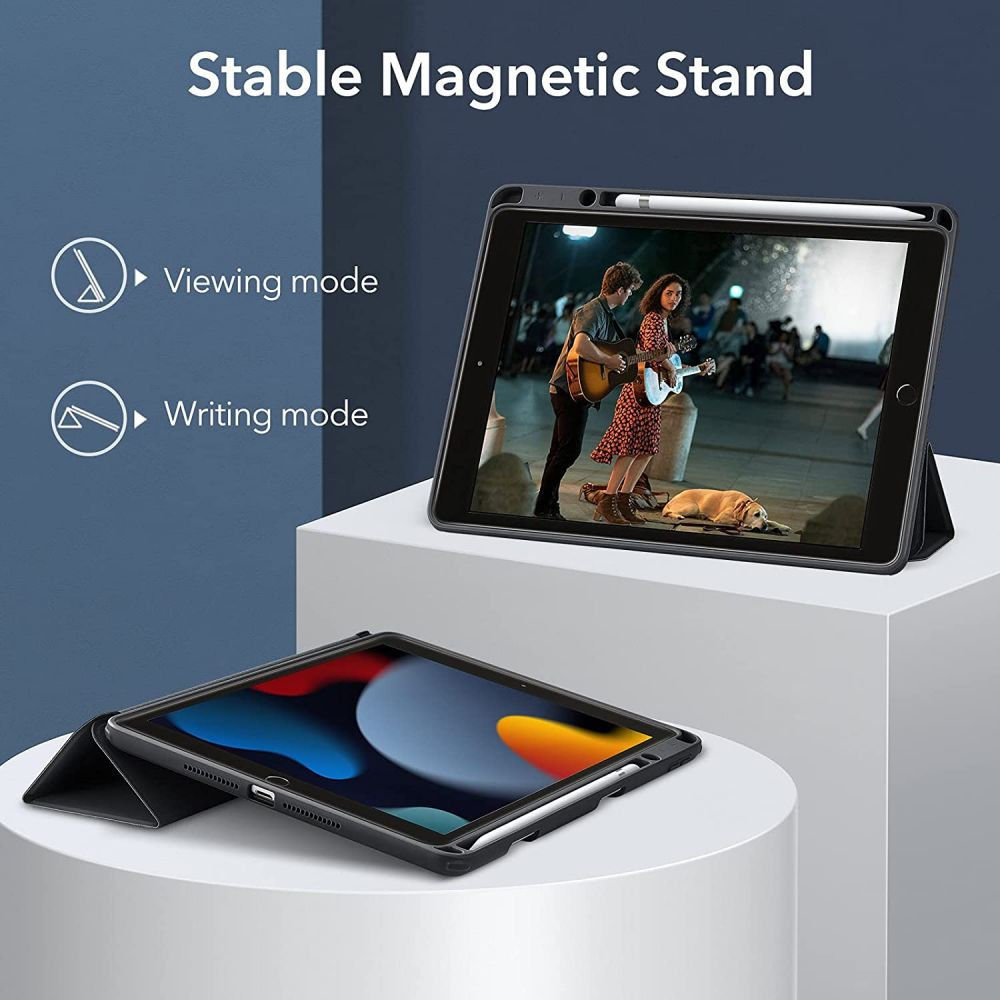 ESR Rebound Hybrid Apple iPad 10.2 (2019/2020/2021) Hoes Zwart afbeelding 6