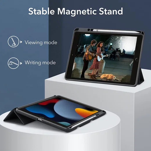 ESR Rebound Hybrid Apple iPad 10.2 (2019/2020/2021) Hoes Zwart afbeelding 6