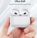 ESR Bounce Apple AirPods 3 Siliconen Hoesje Wit afbeelding 6