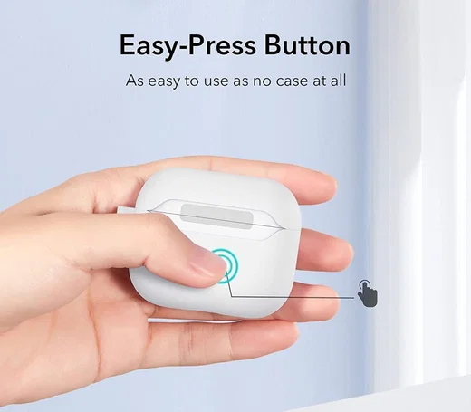 ESR Bounce Apple AirPods 3 Siliconen Hoesje Wit afbeelding 9