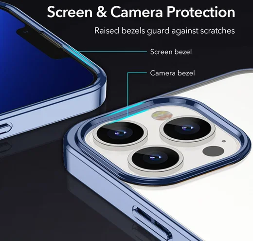 ESR Project Zero Apple iPhone 13 Pro Hoesje Dun TPU Blauw afbeelding 7