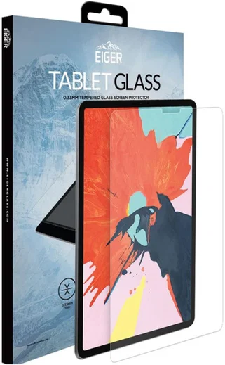 Eiger iPad Pro 12.9 (2018/2020/2021) Tempered Glass Case Friendly Plat afbeelding 1
