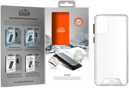 Eiger Glacier Series Samsung Galaxy A41 Hoesje Transparant afbeelding 3