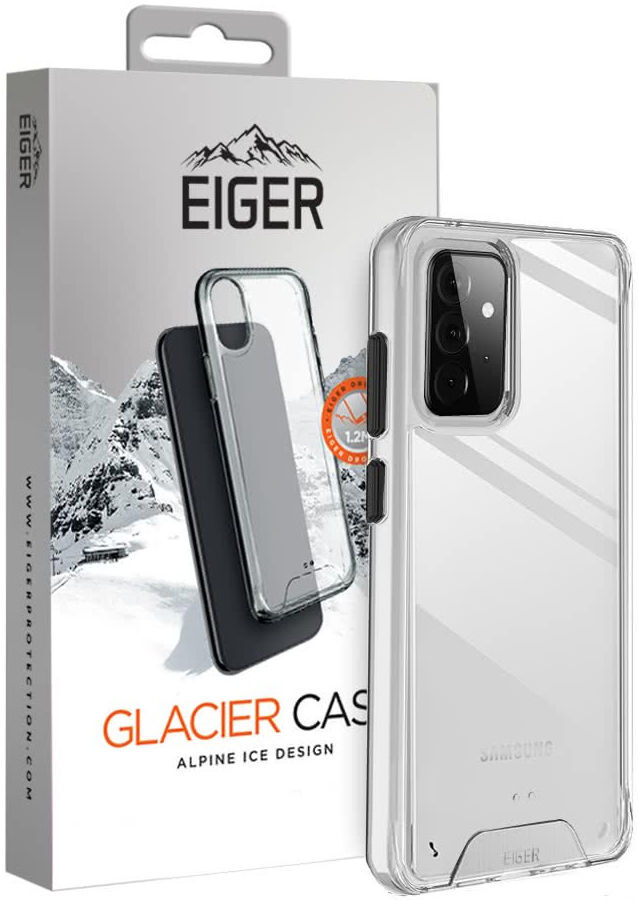 Eiger Glacier Series Samsung Galaxy A72 / A72 5G Hoesje Transparant afbeelding 1