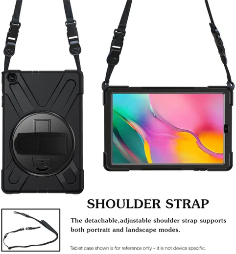 Eiger Peak 500m Samsung Tab Active Pro 10.1 / Active4 Pro Hoes Zwart afbeelding 6