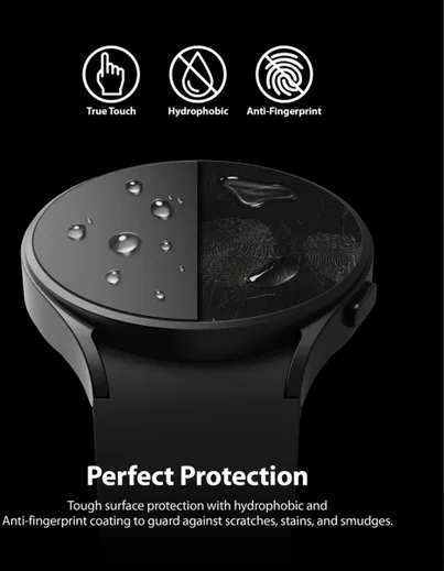 Ringke Sapphire Glass Samsung Galaxy Watch 4 44MM Screen Protector afbeelding 4
