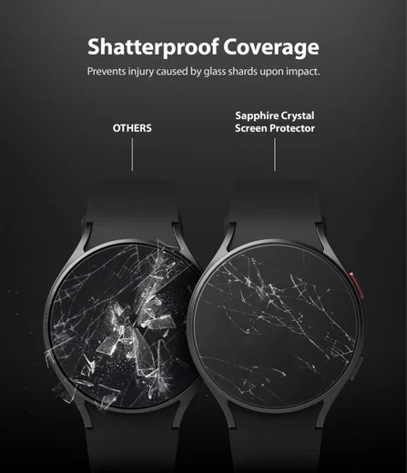 Ringke Sapphire Glass Samsung Galaxy Watch 4 44MM Screen Protector afbeelding 5