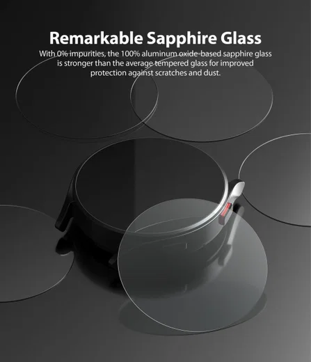 Ringke Sapphire Glass Samsung Galaxy Watch 4 44MM Screen Protector afbeelding 6